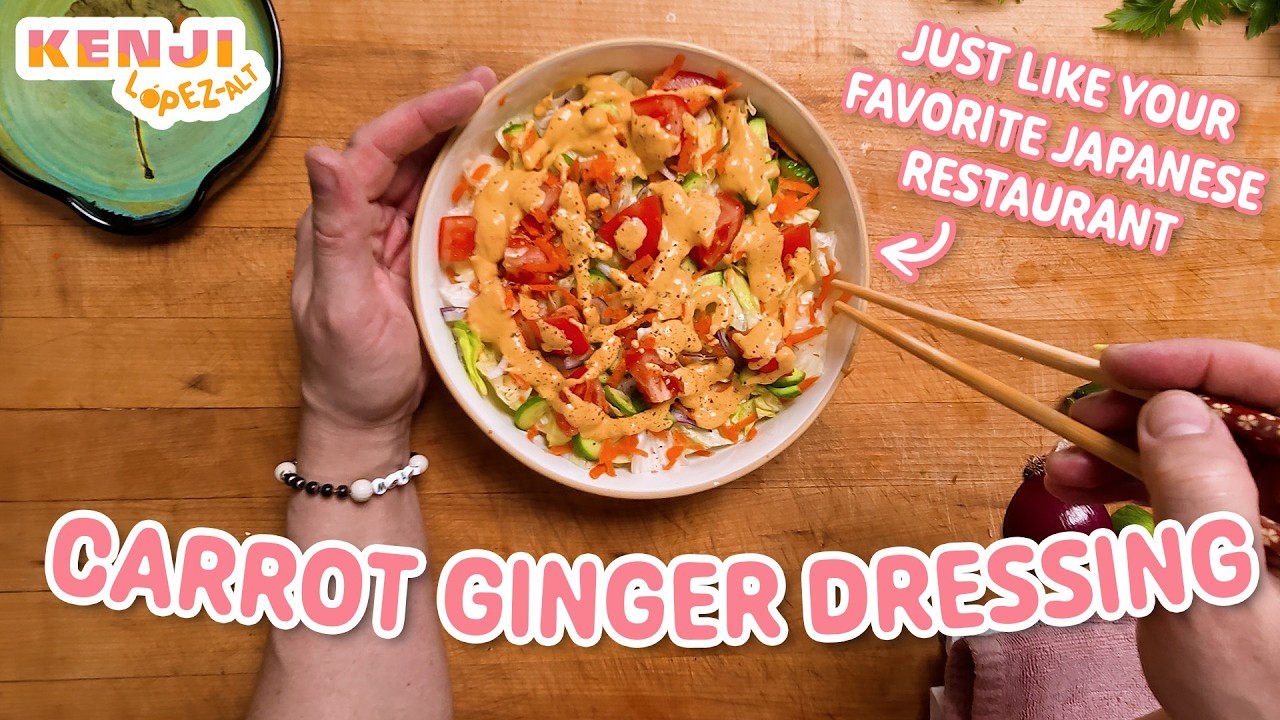 Japanese Carrot Ginger Dressing