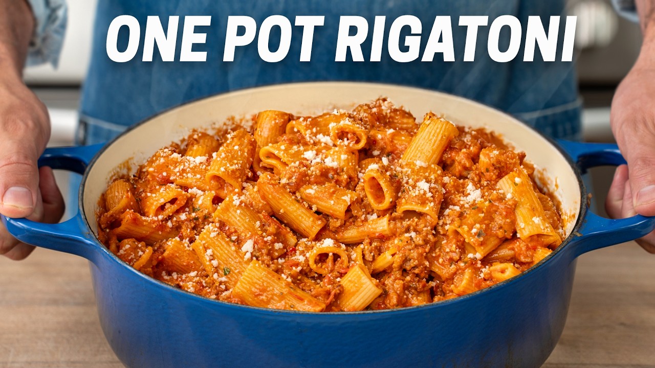 One-Pot Spicy Sausage and Rigatoni