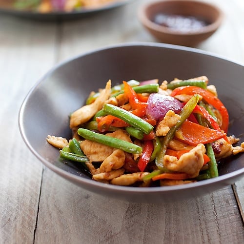 Spicy Chicken Stir-Fry (Ayam Paprik)