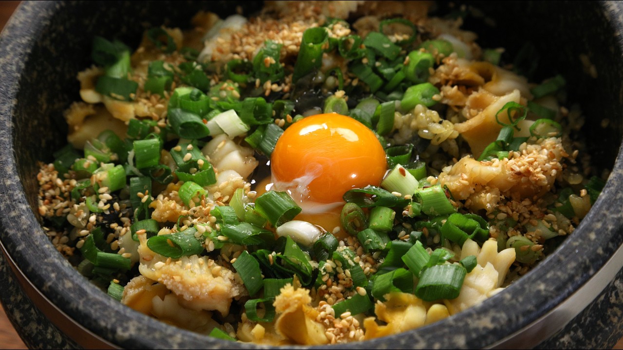 Abalone Sotbap (Abalone Pot Rice)