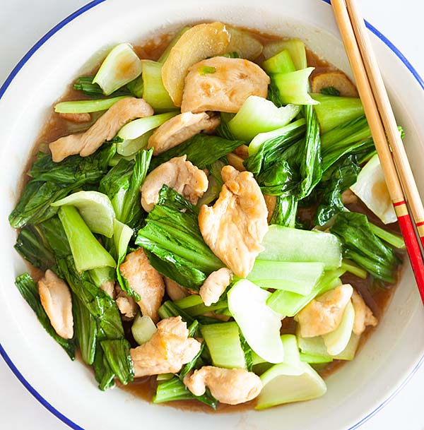 Bok Choy Chicken Stir-Fry