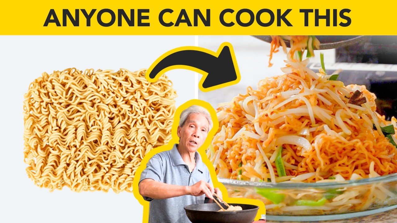Soy Sauce Instant Noodles Chow Mein