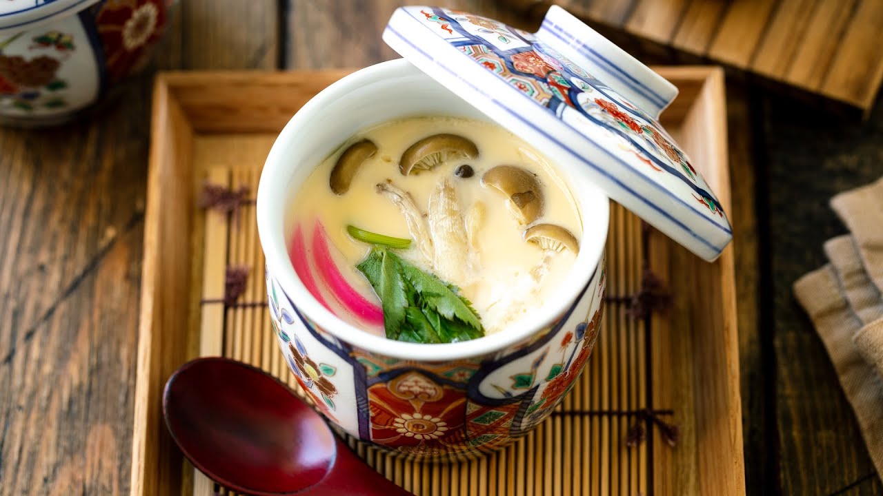 Chawanmushi (Japanese Savory Steamed Egg Custard)