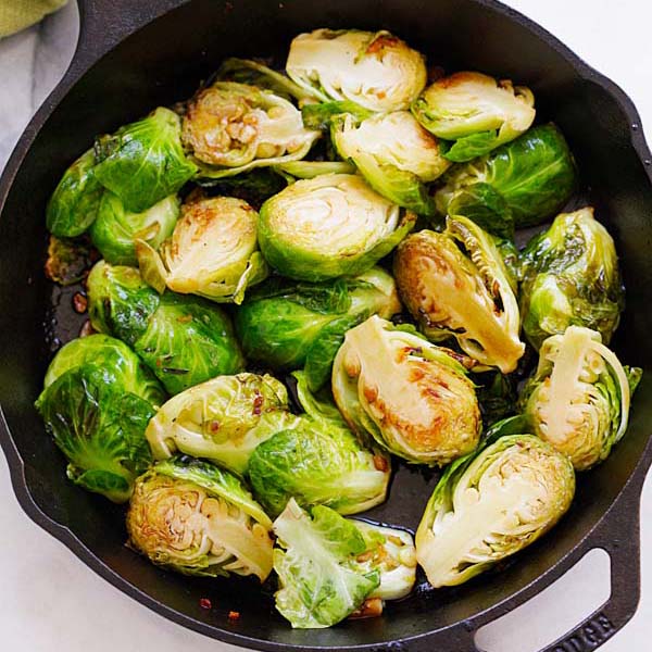 Honey Balsamic Brussels Sprouts