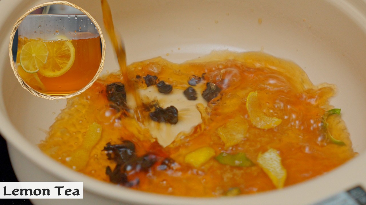 Homemade Iced Lemon Tea